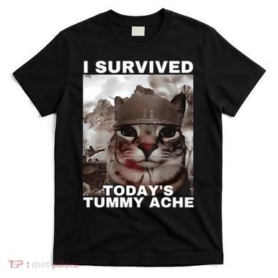 I Survived Todays Tummy Ache T-Shirt