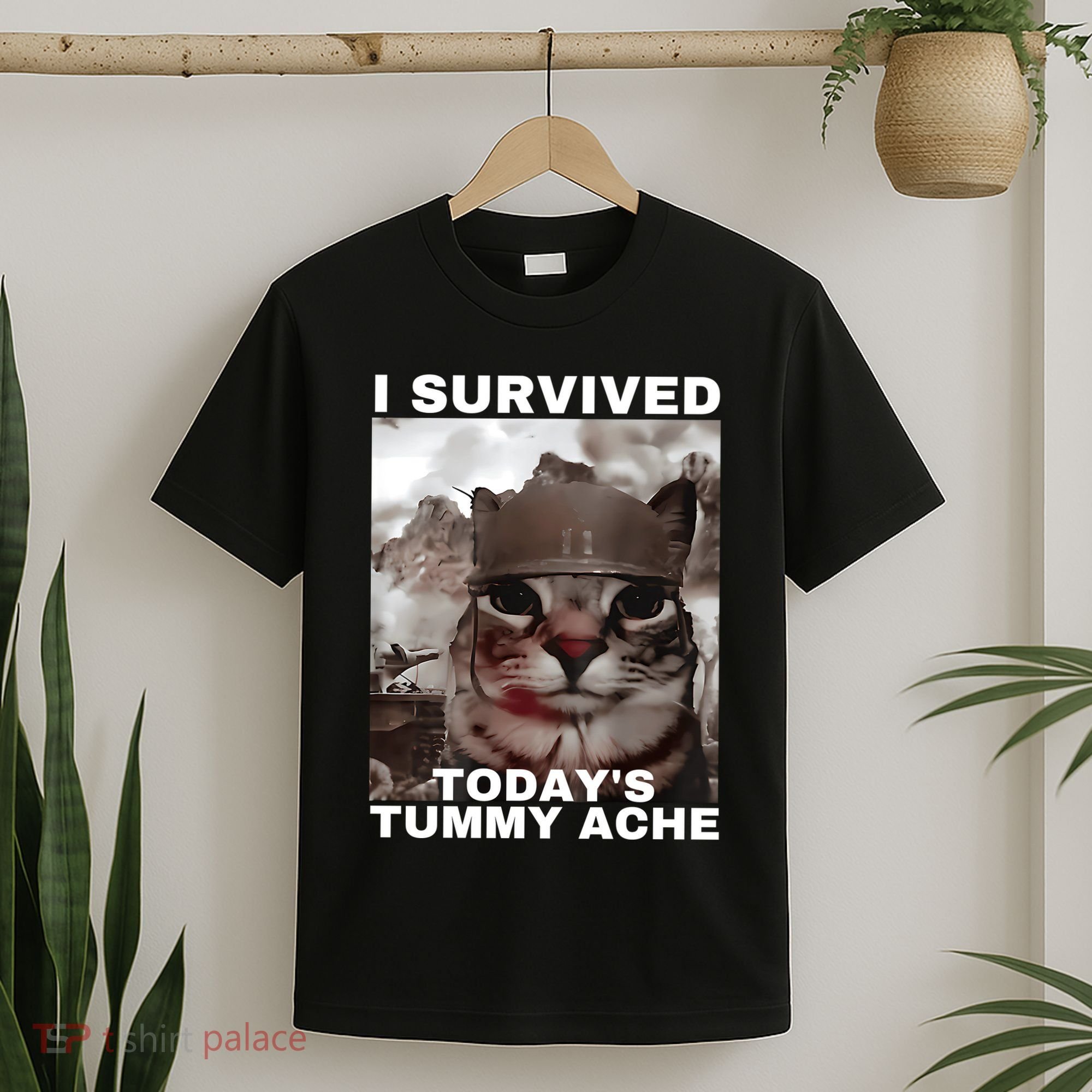 I Survived Todays Tummy Ache T-Shirt