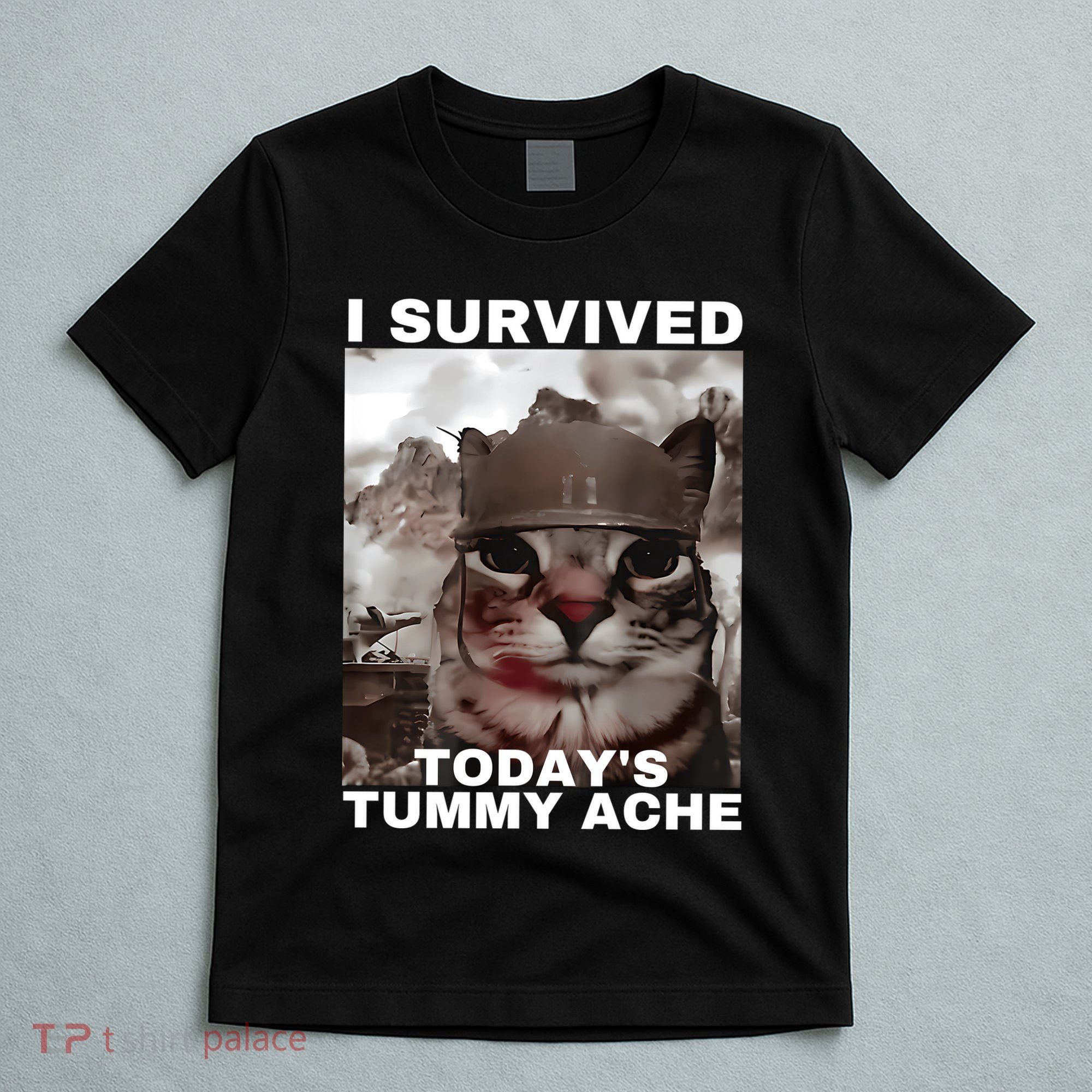 I Survived Todays Tummy Ache T-Shirt