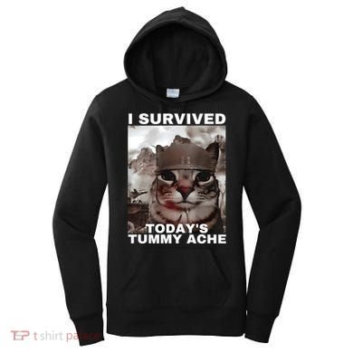 I Survived Todays Tummy Ache Women's Hoodie