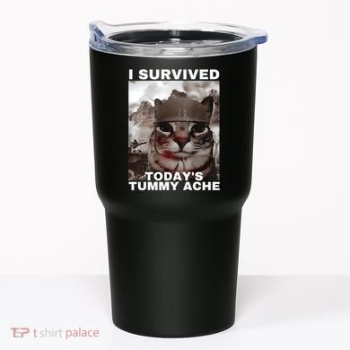 I Survived Todays Tummy Ache Tumbler
