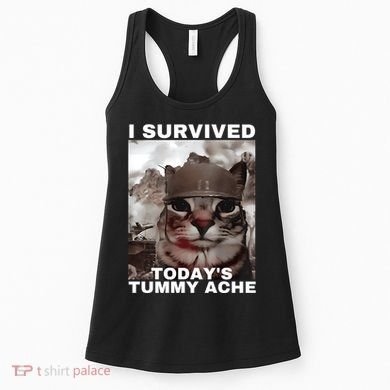 I Survived Todays Tummy Ache Women's Tank Top