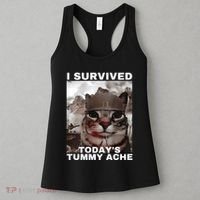 I Survived Todays Tummy Ache Women's Tank Top thumb 3