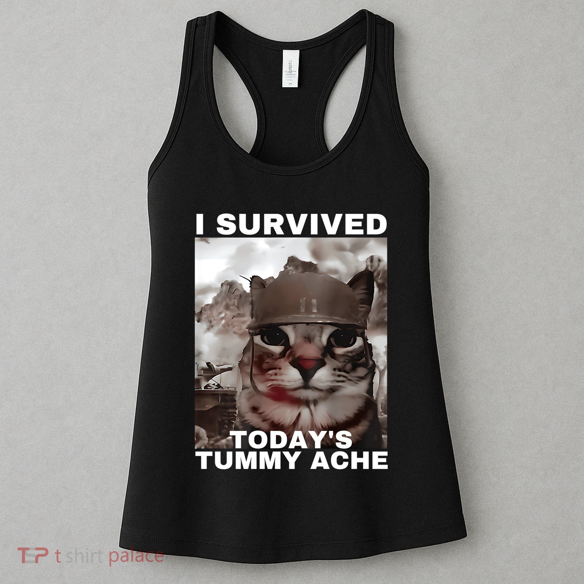 I Survived Todays Tummy Ache Women's Tank Top