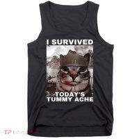 I Survived Todays Tummy Ache Tank Top thumb 0