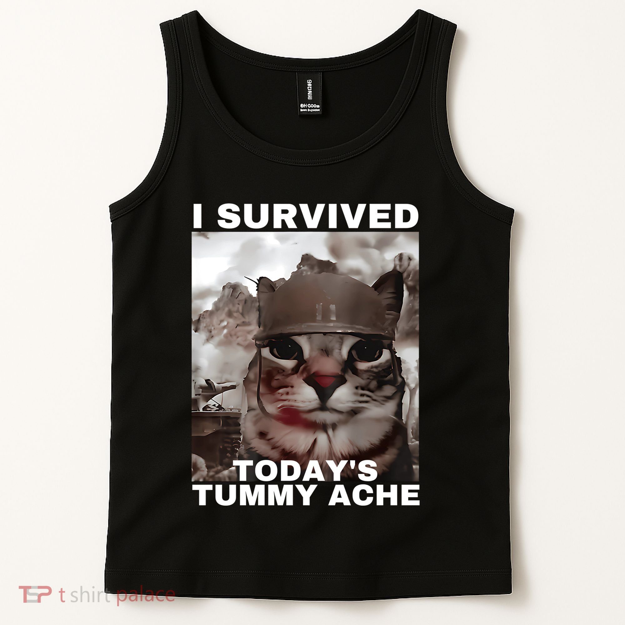 I Survived Todays Tummy Ache Tank Top