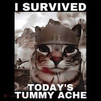 I Survived Todays Tummy Ache Toddler T-Shirt thumb 4