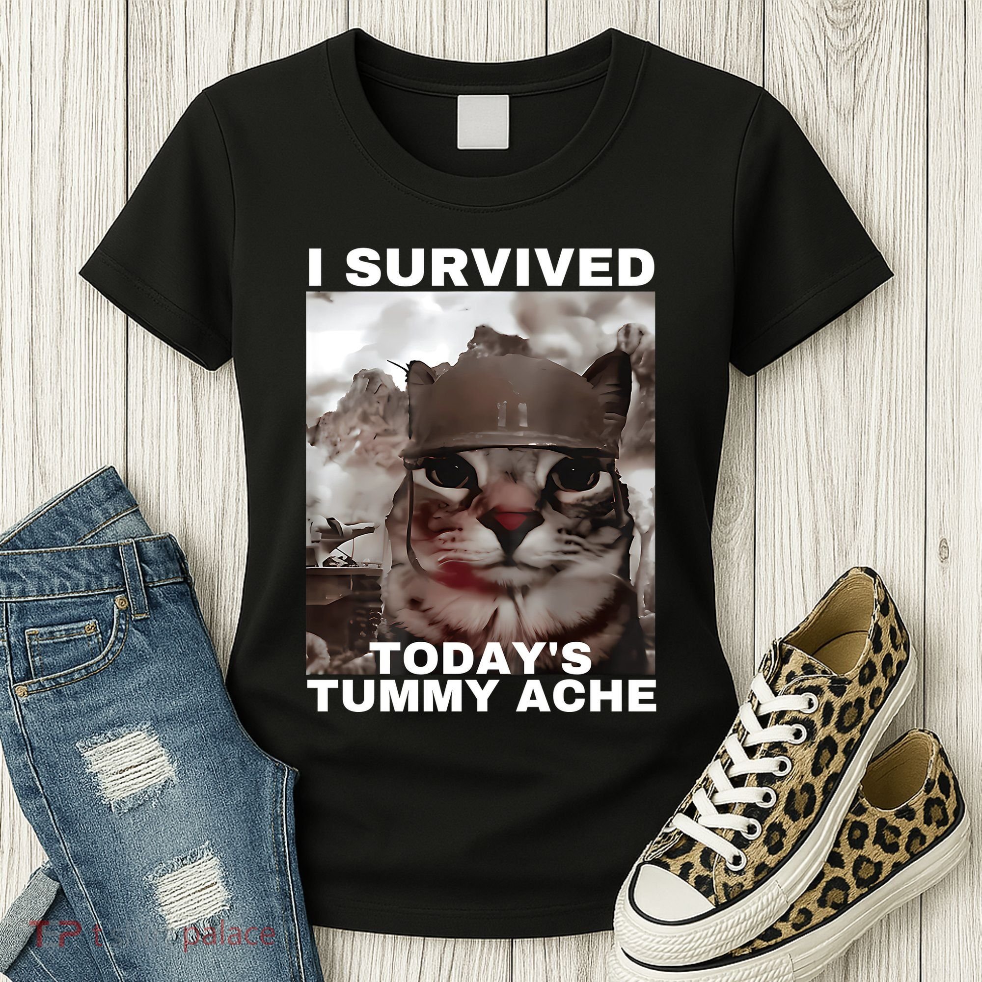 I Survived Todays Tummy Ache Women's T-Shirt