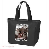I Survived Todays Tummy Ache Tote Bag thumb 3