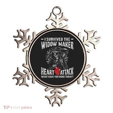 I Survived The Widow Maker Heart Attack Heart Disease Ornament