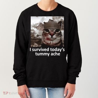 I Survived TodayS Tummy Ache Women's Sweatshirt