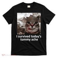 I Survived TodayS Tummy Ache T-Shirt thumb 0