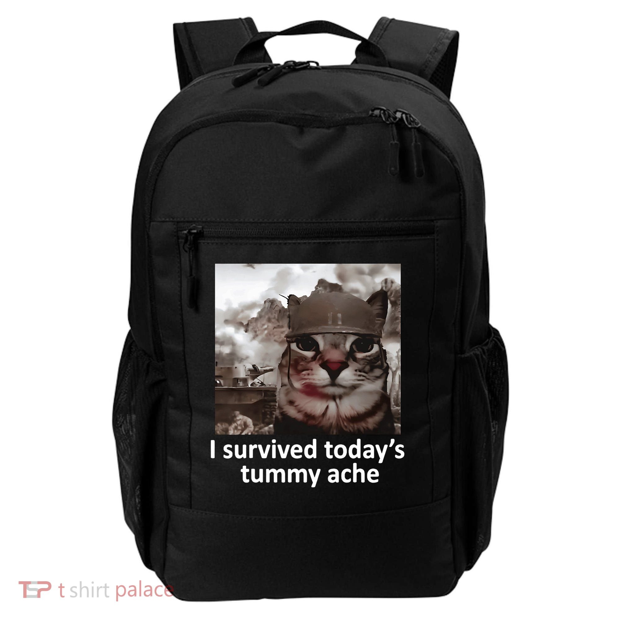 I Survived TodayS Tummy Ache Backpack