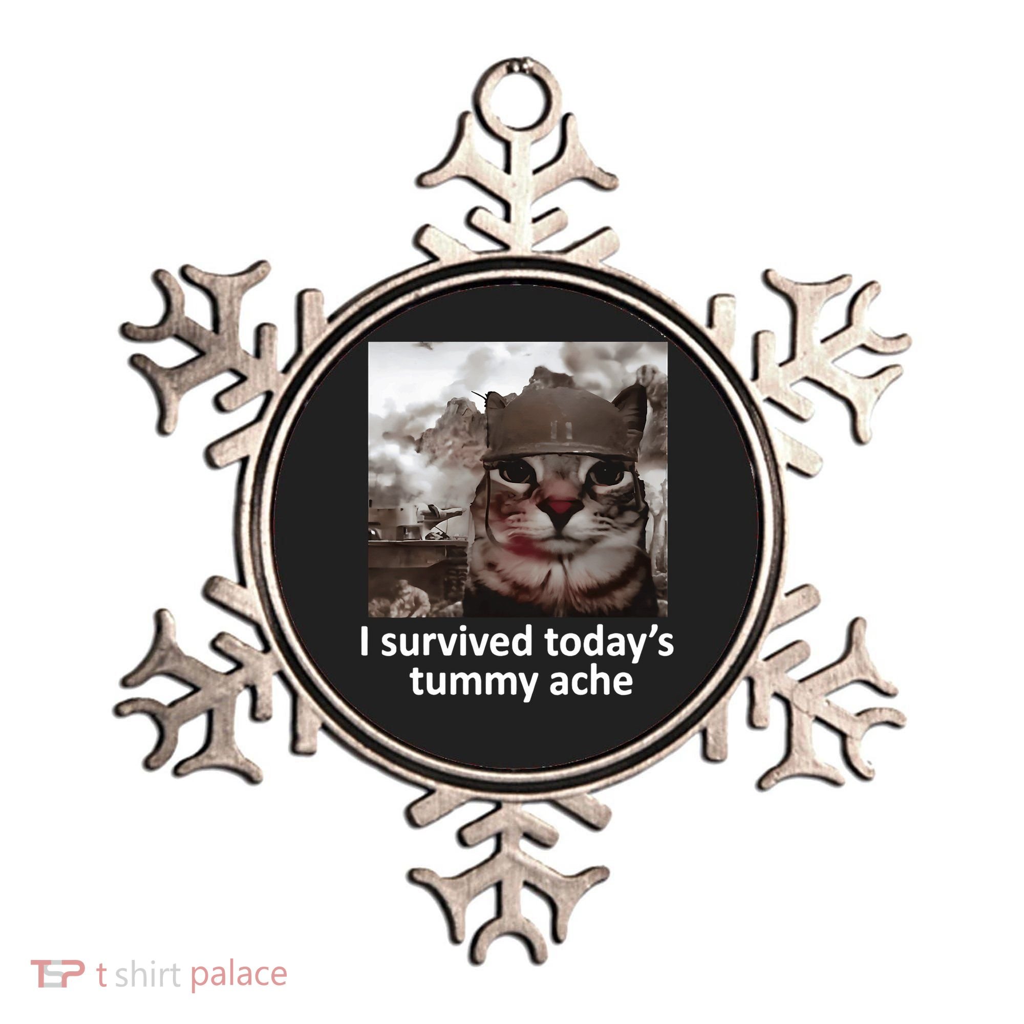 I Survived TodayS Tummy Ache Ornament