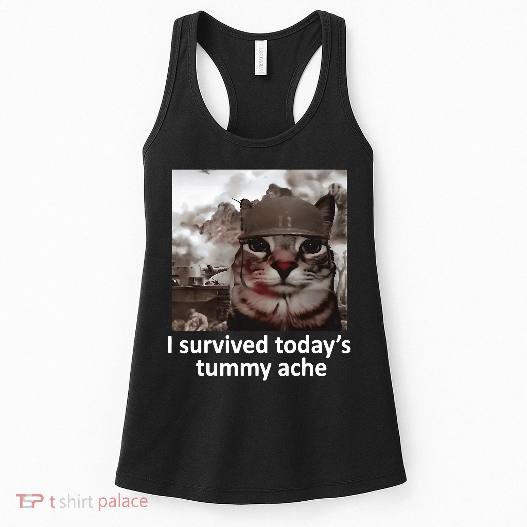 I Survived TodayS Tummy Ache Women's Tank Top