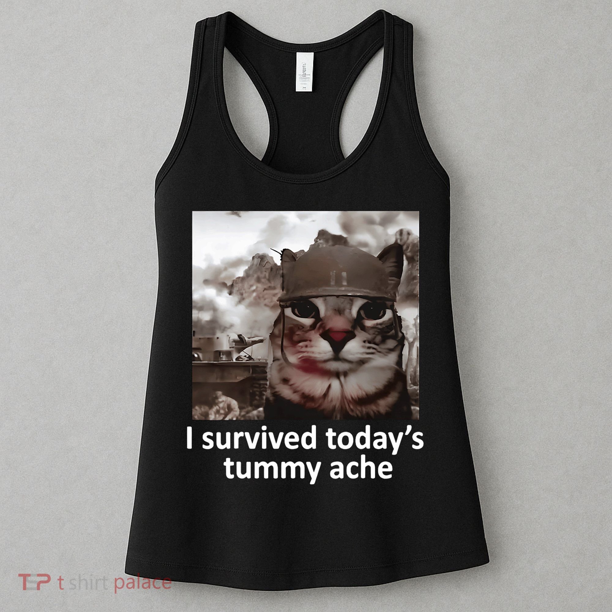 I Survived TodayS Tummy Ache Women's Tank Top