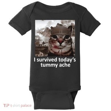 I Survived TodayS Tummy Ache Baby Bodysuit