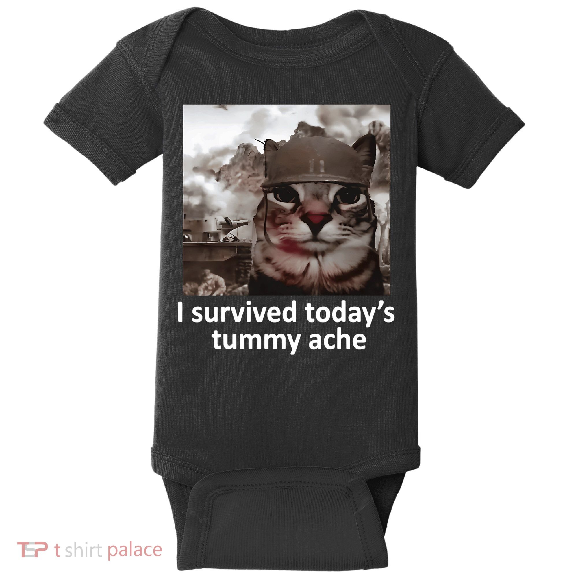 I Survived TodayS Tummy Ache Baby Bodysuit