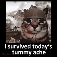I Survived TodayS Tummy Ache Baby Bodysuit thumb 2
