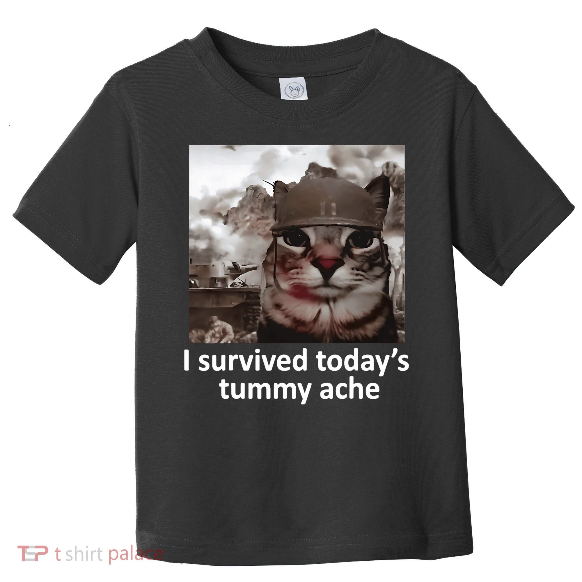 I Survived TodayS Tummy Ache Toddler T-Shirt