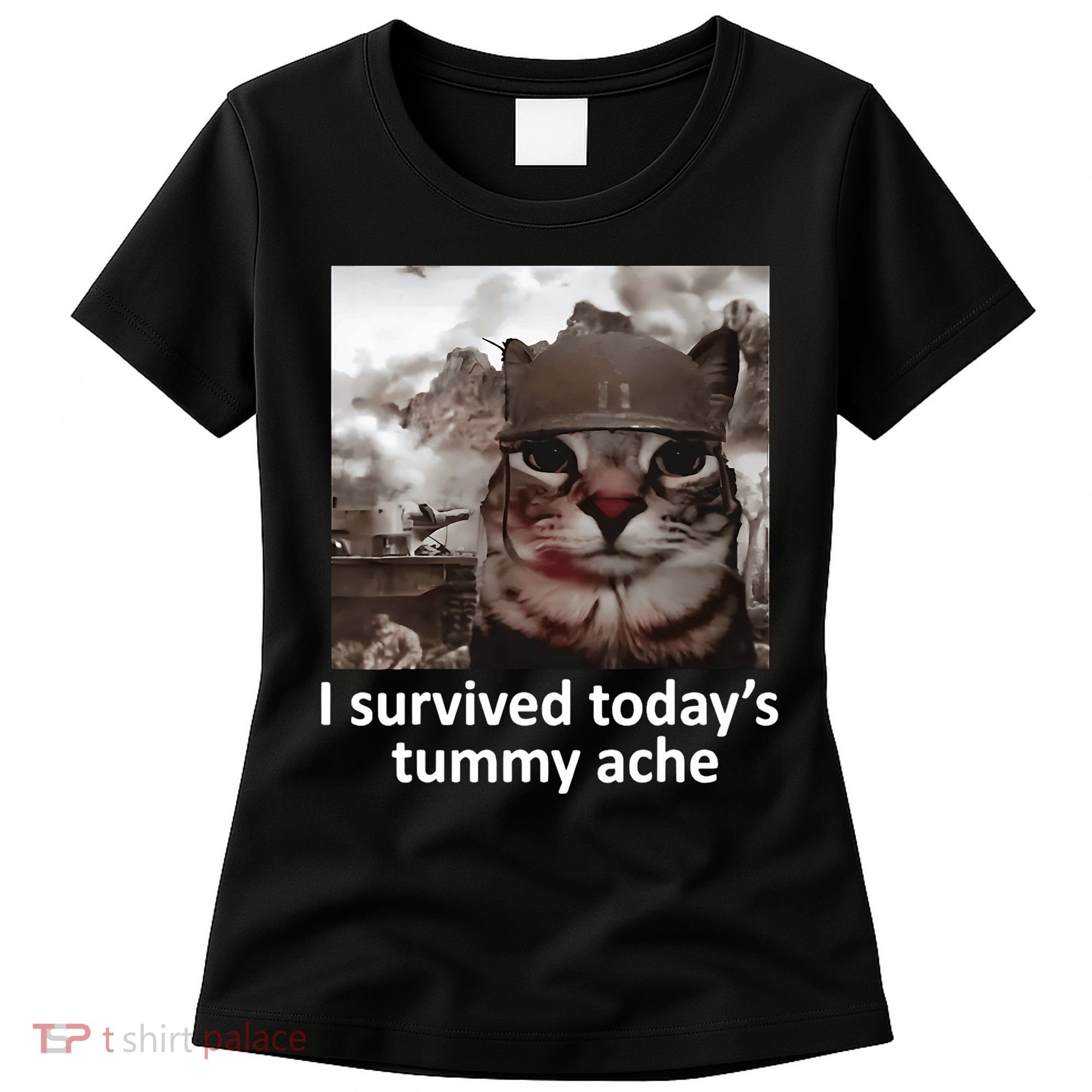 I Survived TodayS Tummy Ache Women's T-Shirt