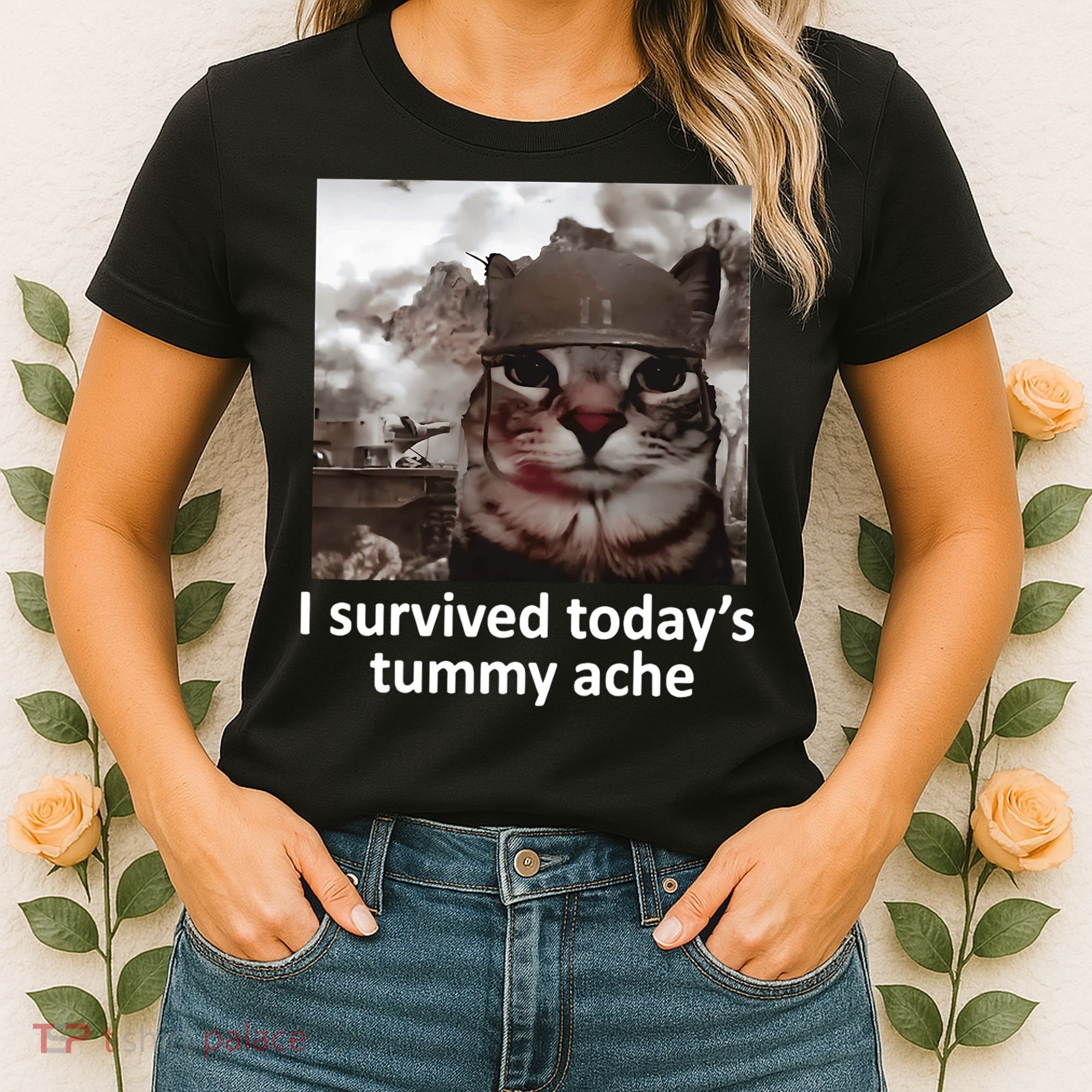 I Survived TodayS Tummy Ache Women's T-Shirt