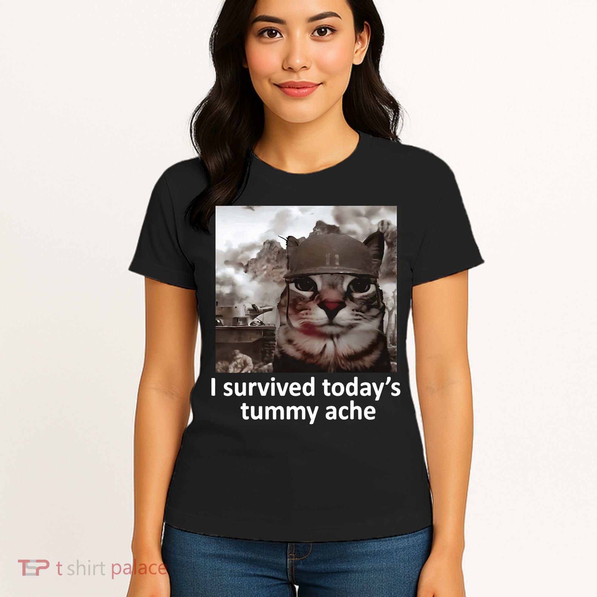 I Survived TodayS Tummy Ache Women's T-Shirt