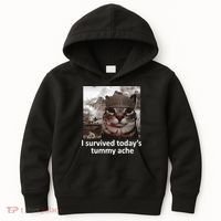 I Survived TodayS Tummy Ache Kids Hoodie thumb 0