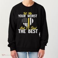 Ill Send The Best 911 Dispatcher Operator Emergency Call Women's Sweatshirt thumb 0