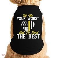 Ill Send The Best 911 Dispatcher Operator Emergency Call Doggie Tank thumb 0