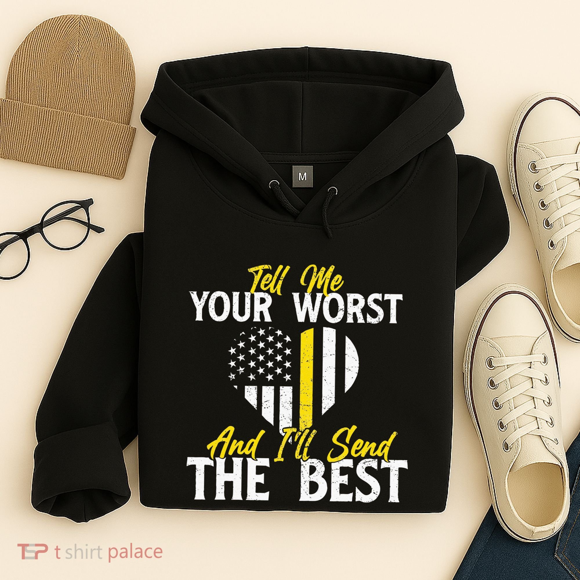 Ill Send The Best 911 Dispatcher Operator Emergency Call Hoodie
