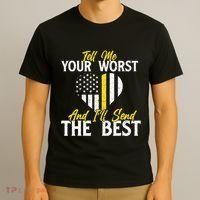 Ill Send The Best 911 Dispatcher Operator Emergency Call T-Shirt thumb 3