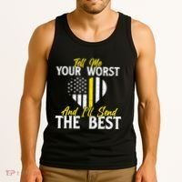 Ill Send The Best 911 Dispatcher Operator Emergency Call Tank Top thumb 3