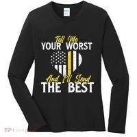 Ill Send The Best 911 Dispatcher Operator Emergency Call Women's Long Sleeve Shirt thumb 0