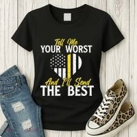 Ill Send The Best 911 Dispatcher Operator Emergency Call Women's T-Shirt thumb 3
