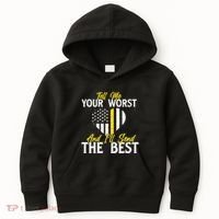 Ill Send The Best 911 Dispatcher Operator Emergency Call Kids Hoodie thumb 0