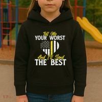 Ill Send The Best 911 Dispatcher Operator Emergency Call Kids Hoodie thumb 3