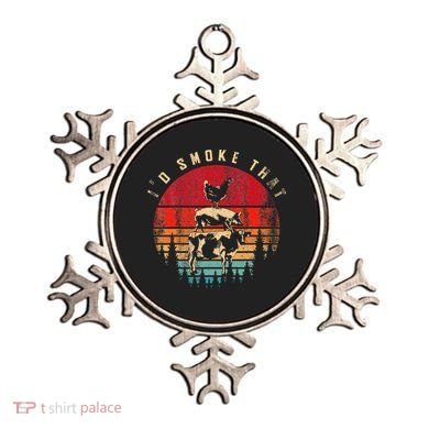 Id Smoke That Funny Smoked Meat BBQ Chef Barbecue Ornament