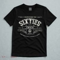 I Survived The Sixties Twice Built In 60s 70th 60th Birthday T-Shirt thumb 5