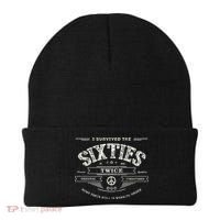 I Survived The Sixties Twice Built In 60s 70th 60th Birthday Beanie thumb 0
