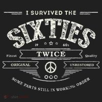 I Survived The Sixties Twice Built In 60s 70th 60th Birthday Hat thumb 2