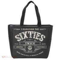I Survived The Sixties Twice Built In 60s 70th 60th Birthday Tote Bag thumb 0