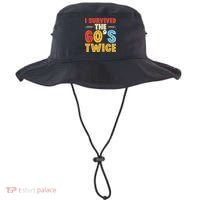 I Survived The 60s Twice Sixties 70th 70s Year Old Birthday Bucket Hat thumb 0