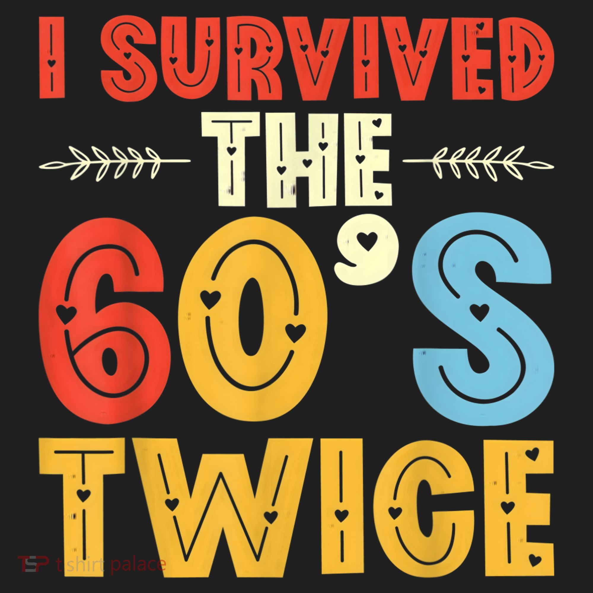 I Survived The 60s Twice Sixties 70th 70s Year Old Birthday Beanie