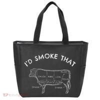 Id Smoke That Cow Funny Smoking Bbq Grilling Tote Bag thumb 0