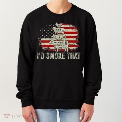 Id smoke that Grillers Chef Pitmaster Outdoor Camping BBQ Women's Sweatshirt