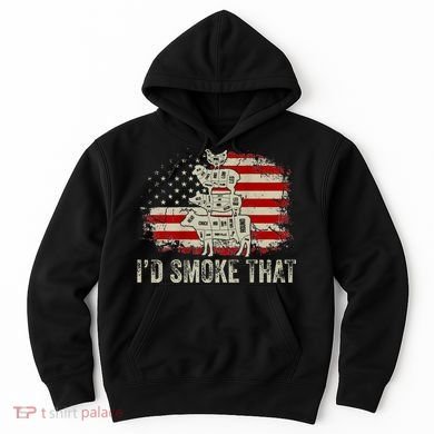 Id smoke that Grillers Chef Pitmaster Outdoor Camping BBQ Hoodie