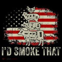 Id smoke that Grillers Chef Pitmaster Outdoor Camping BBQ Women's Hoodie thumb 2