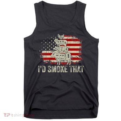 Id smoke that Grillers Chef Pitmaster Outdoor Camping BBQ Tank Top