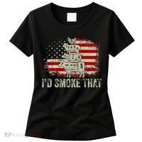 Id smoke that Grillers Chef Pitmaster Outdoor Camping BBQ Women's T-Shirt thumb 0